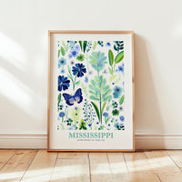 Mississippi Flower Art Print
