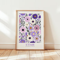Utah Flower Art Print