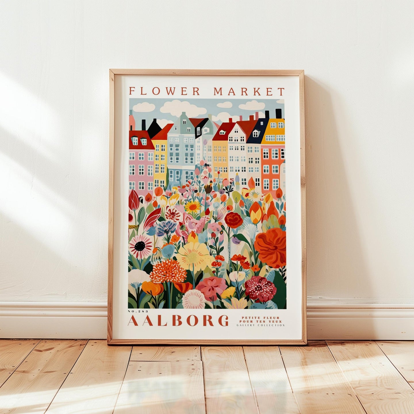 Aalborg Flower Market Poster - Poster - Flower Poster