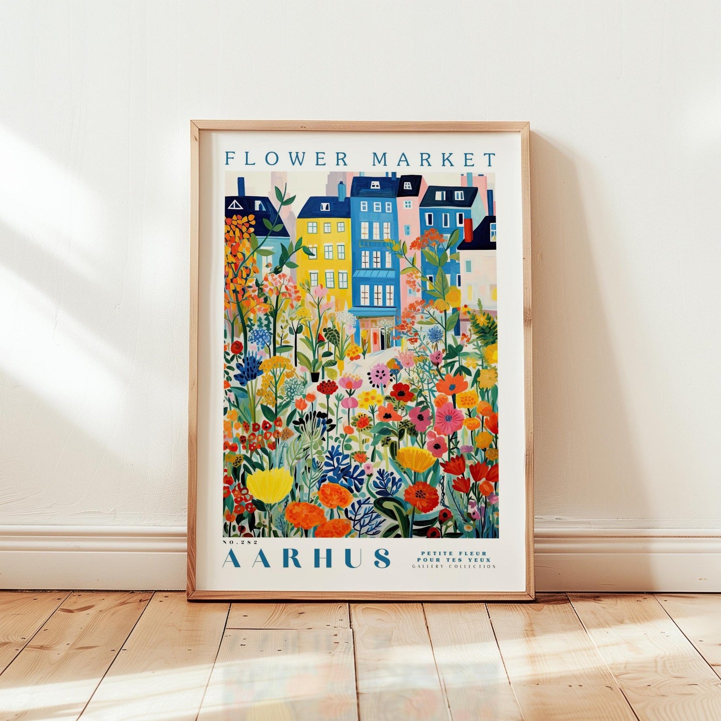 Aarhus Flower Market Poster - Poster - Flower Poster