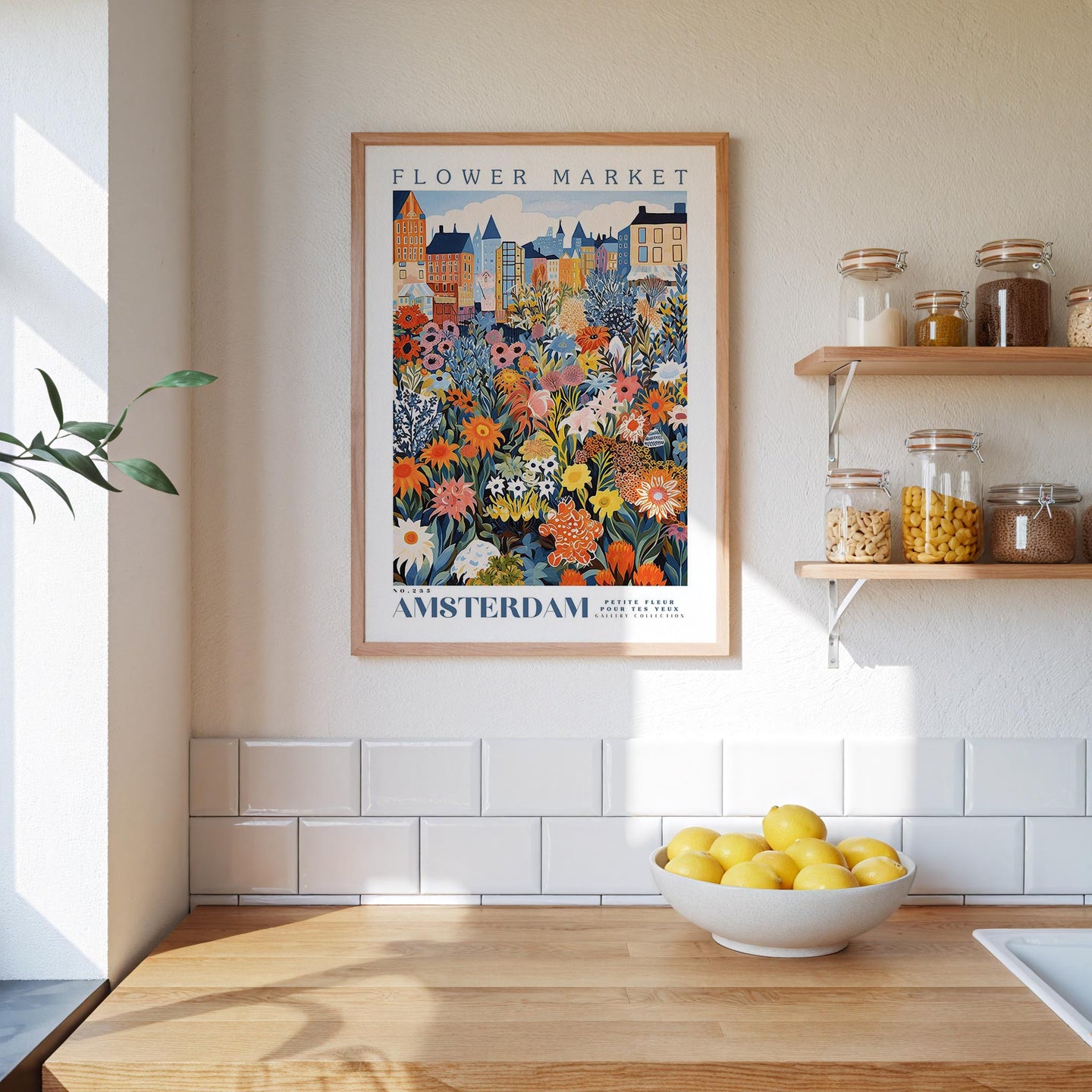 Amsterdam Flower Market Poster - Poster - Flower Poster