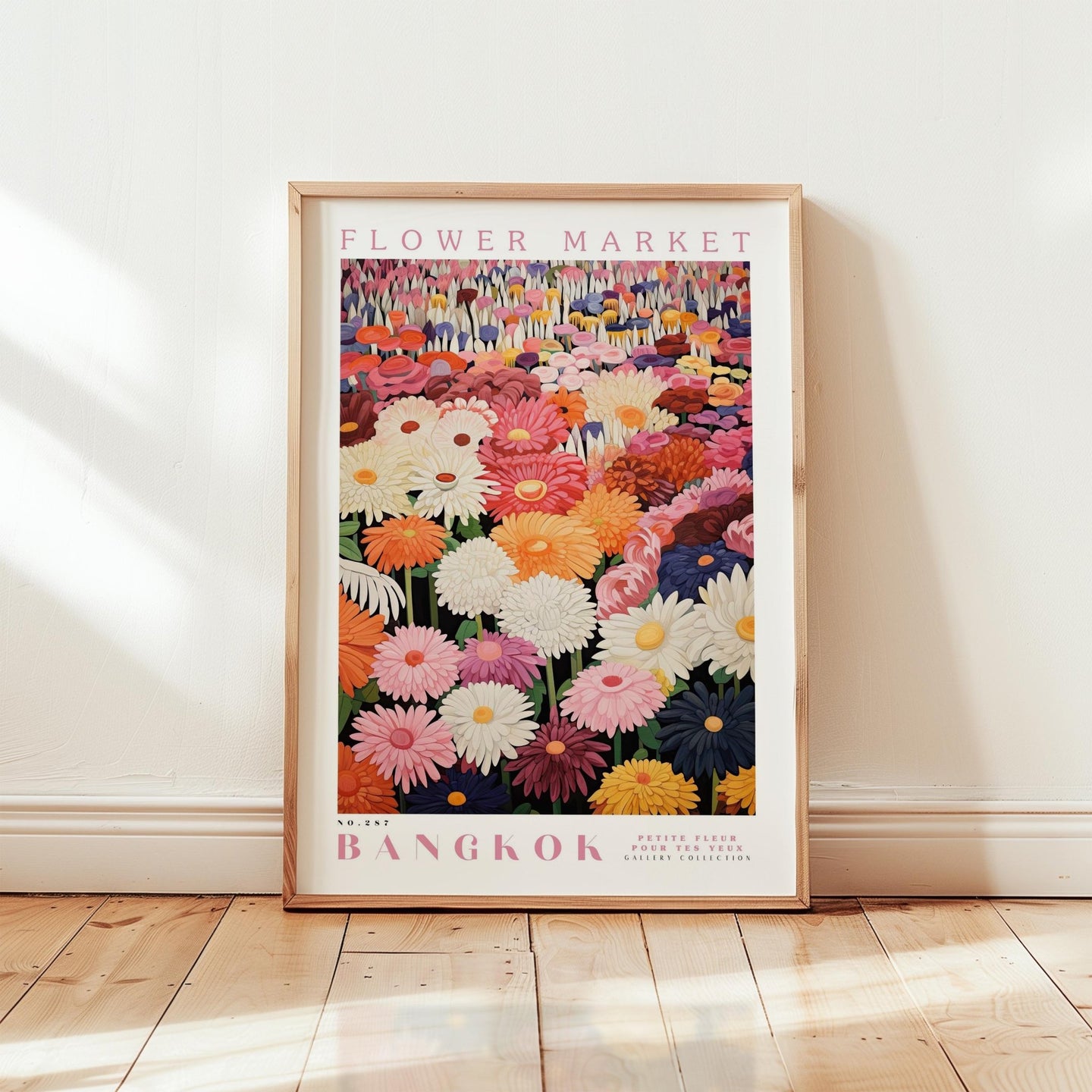 Bangkok Flower Market Poster - Poster - Flower Poster