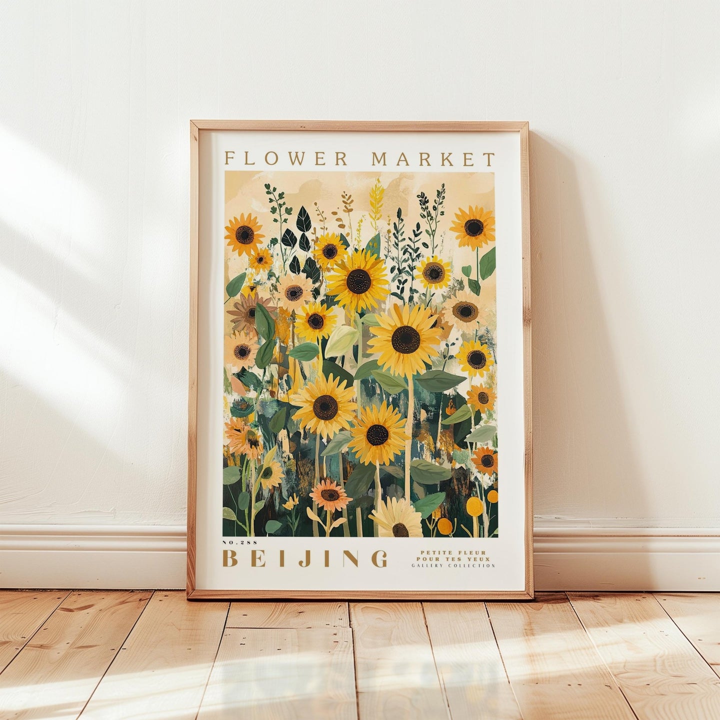 Beijing Flower Market Poster - Poster - Flower Poster
