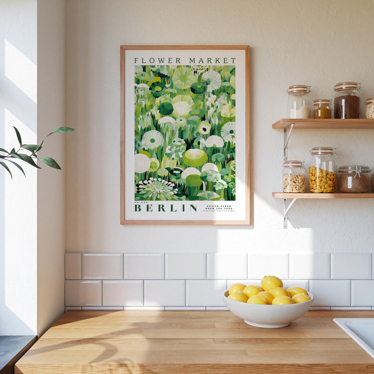 Berlin Flower Market Poster - Poster - Flower Poster