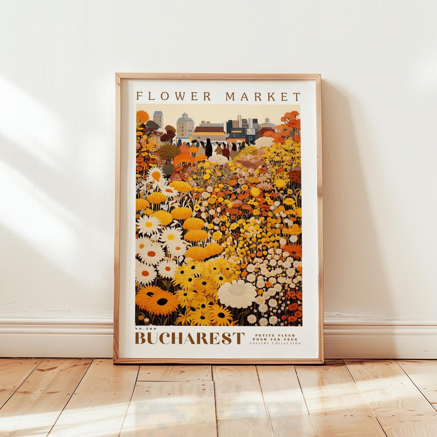 Bucharest Flower Market Poster - Poster - Flower Poster