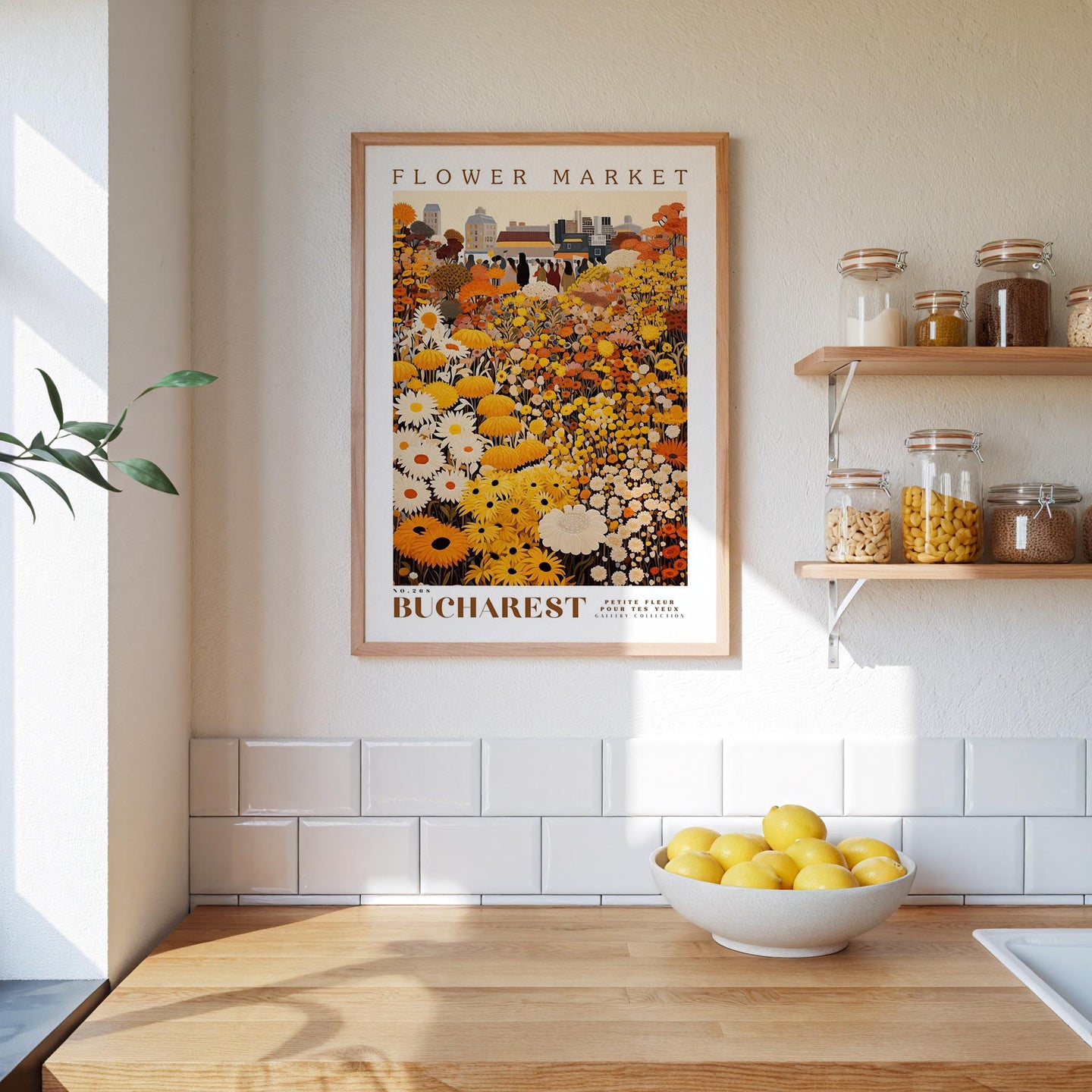 Bucharest Flower Market Poster - Poster - Flower Poster