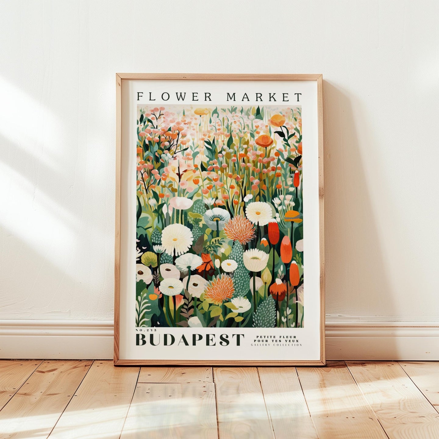 Budapest Flower Market Poster - Poster - Flower Poster