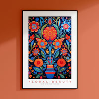 a picture of a vase with flowers on it