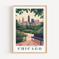 Chicago Travel Poster - Poster - Enchanted Sights