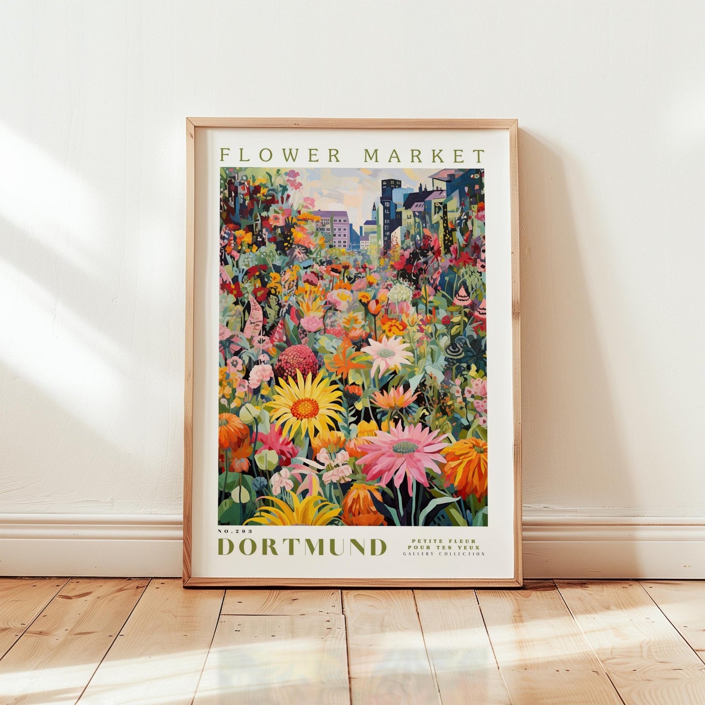 Dortmund Flower Market Poster - Poster - Flower Poster