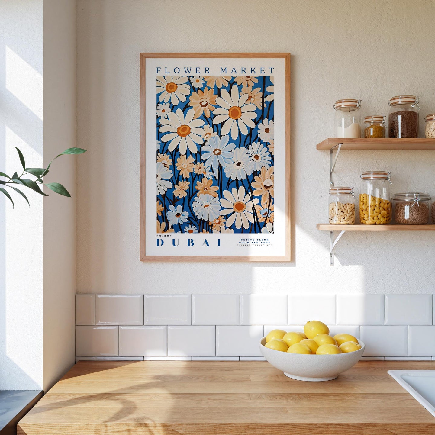 Dubai Flower Market Poster - Poster - Flower Poster