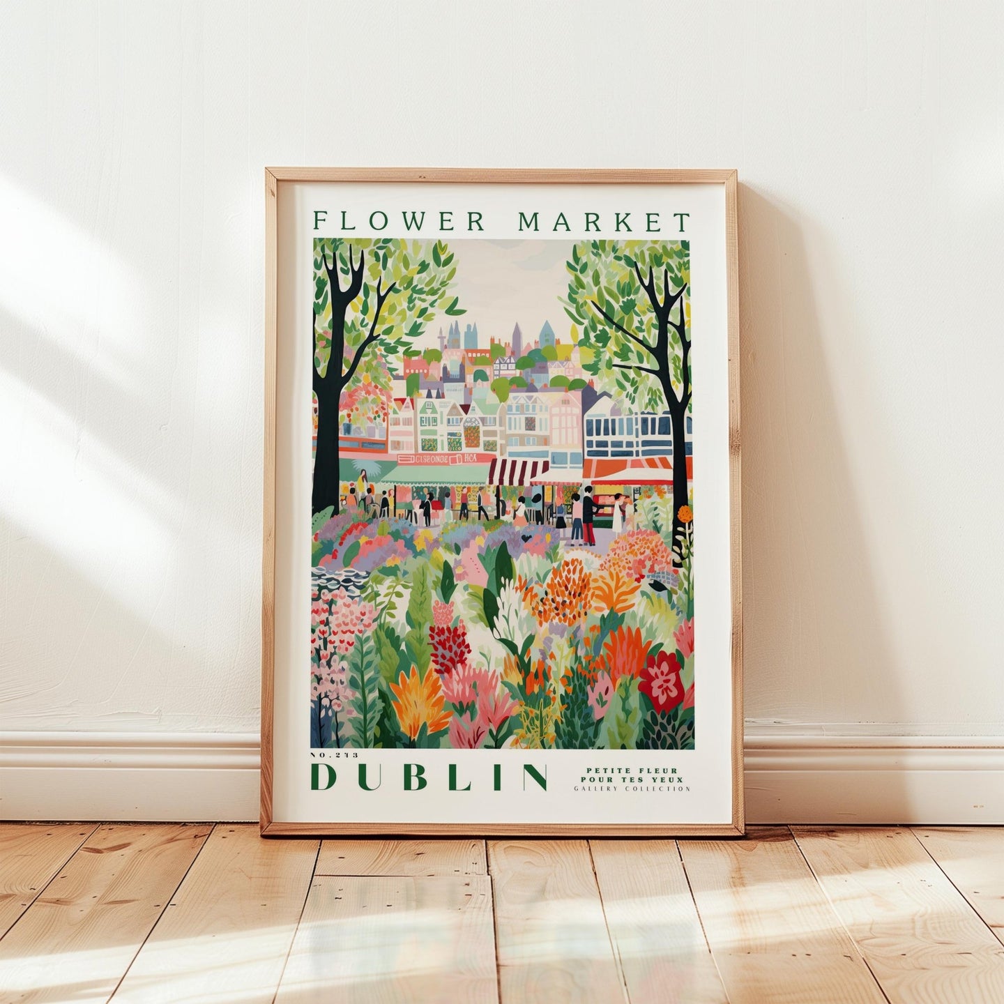 Dublin Flower Market Poster - Poster - Flower Poster
