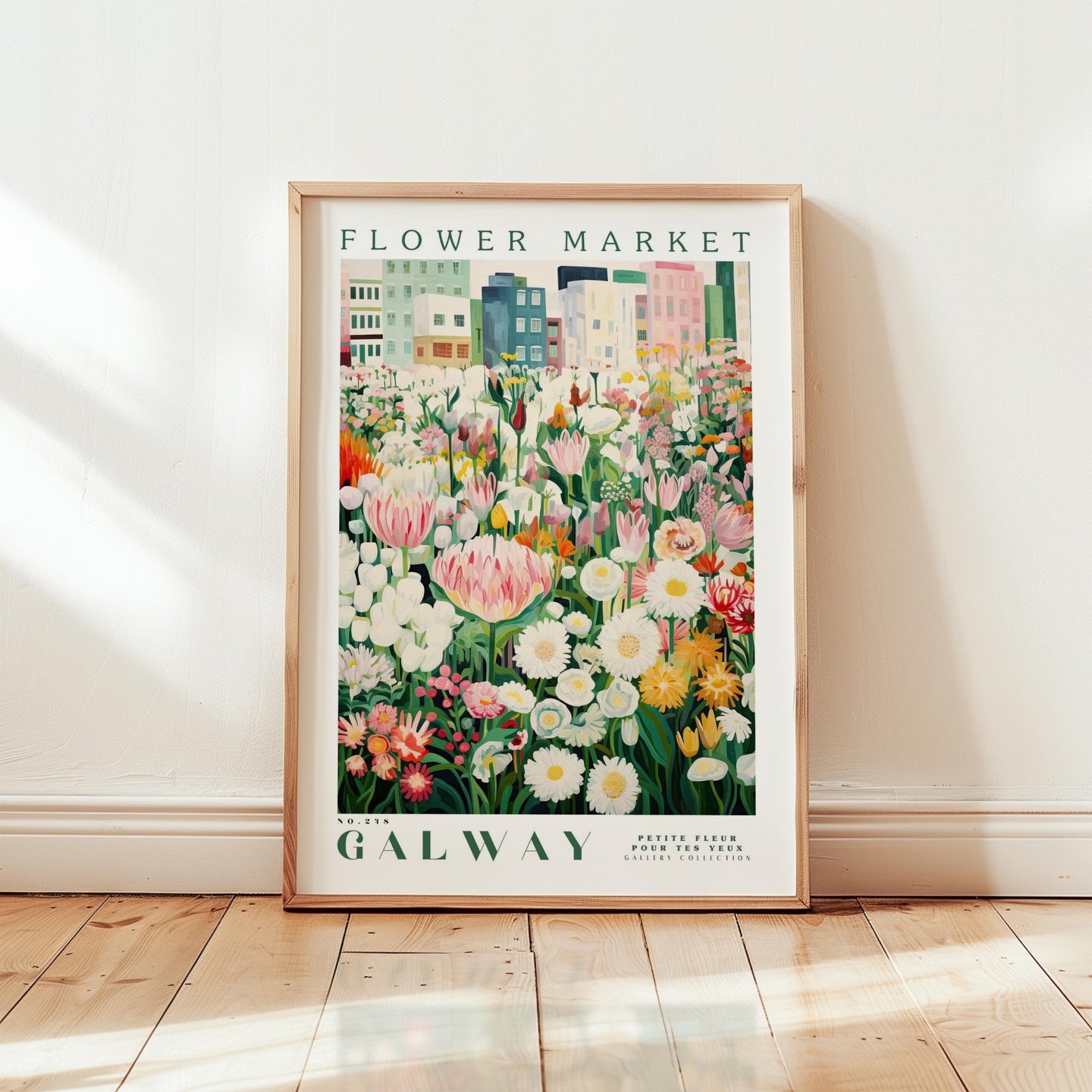 Galway Flower Market Poster - Poster - Flower Poster
