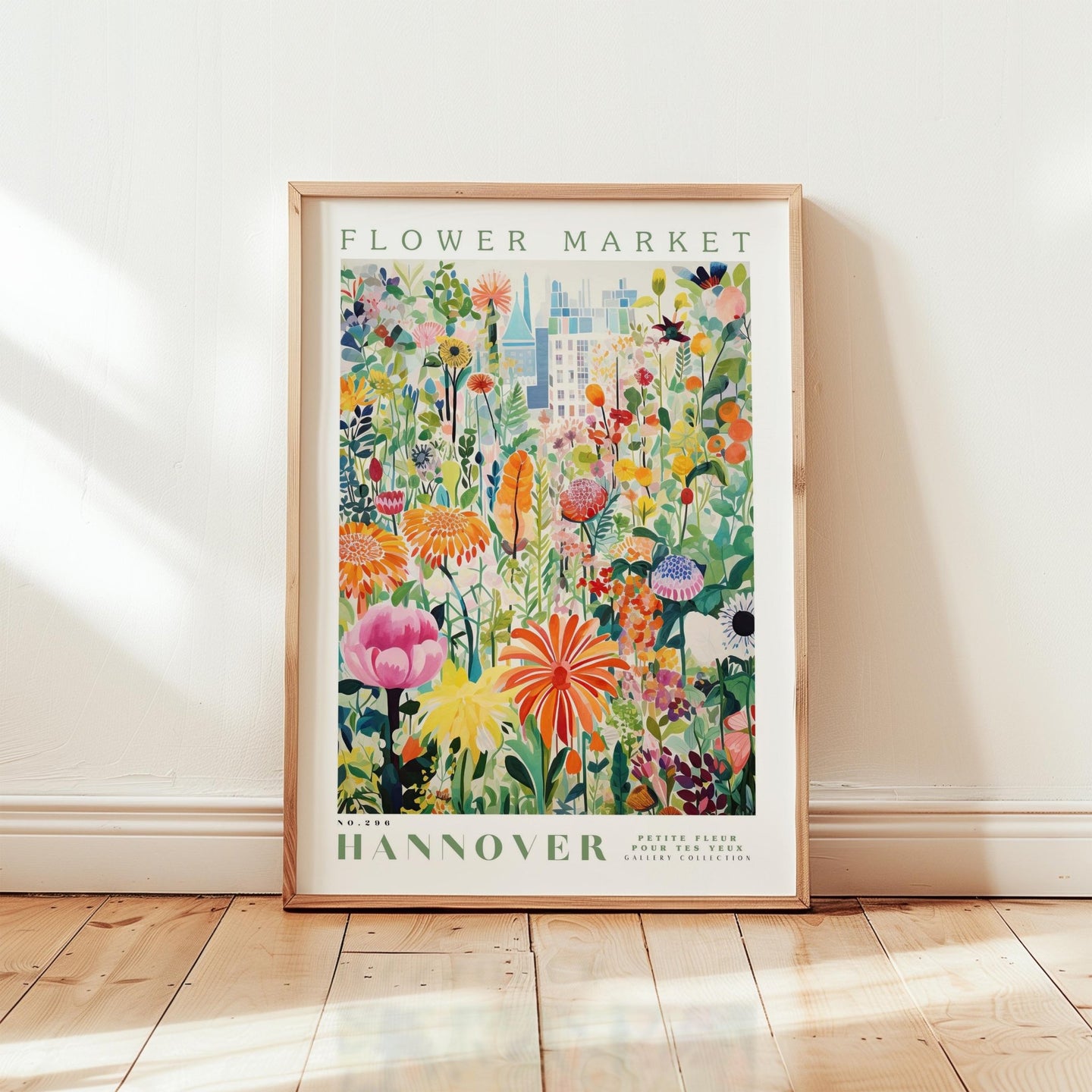 Hannover Flower Market Poster - Poster - Flower Poster