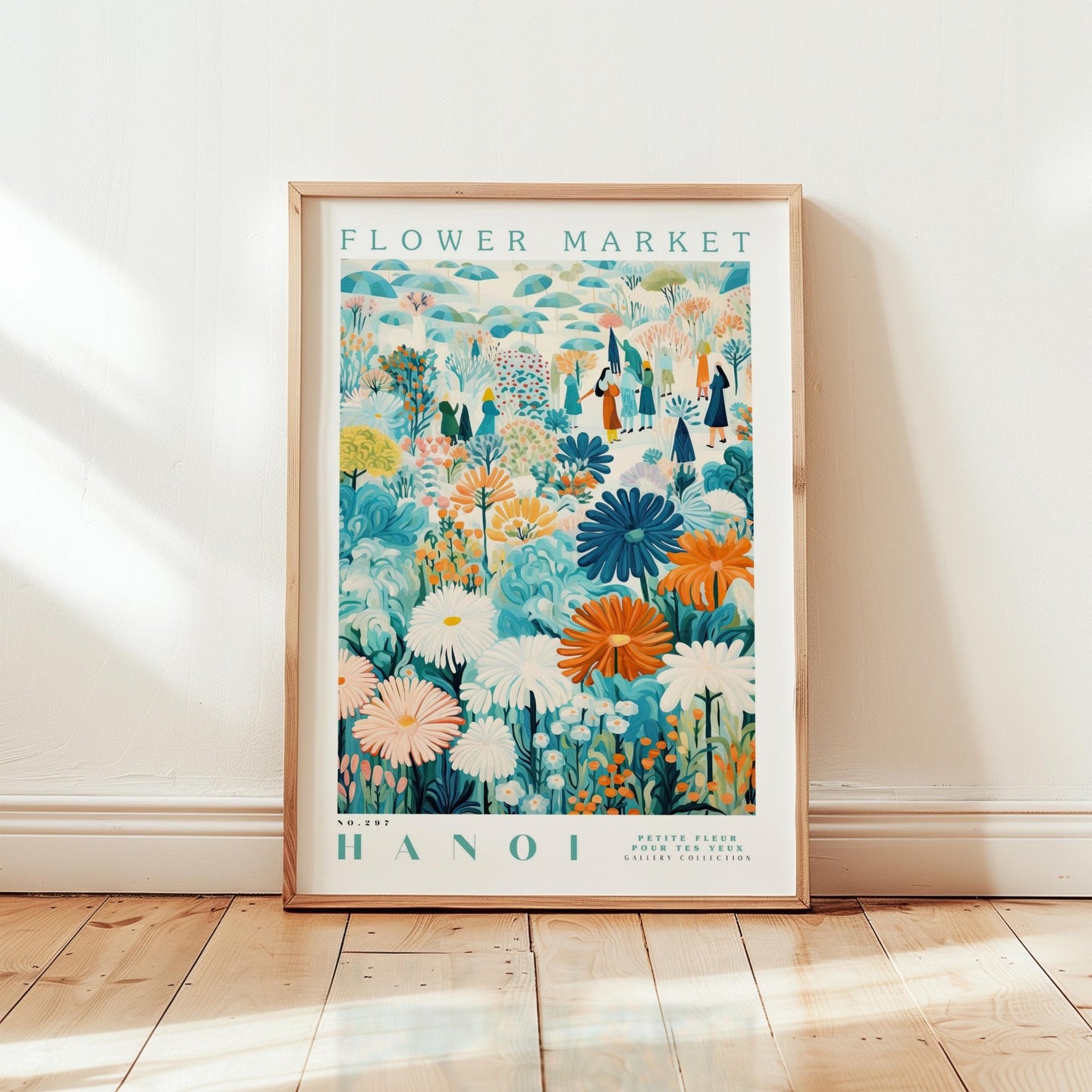 Hanoi Flower Market Poster - Poster - Flower Poster