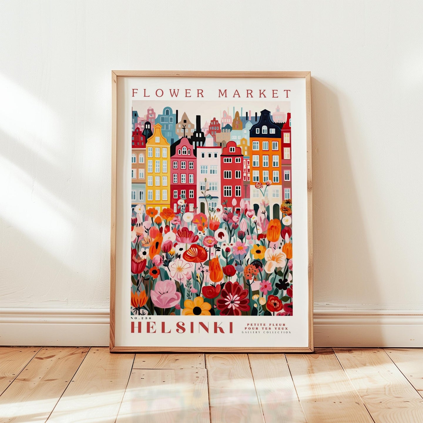 Helsinki Flower Market Poster - Poster - Flower Poster