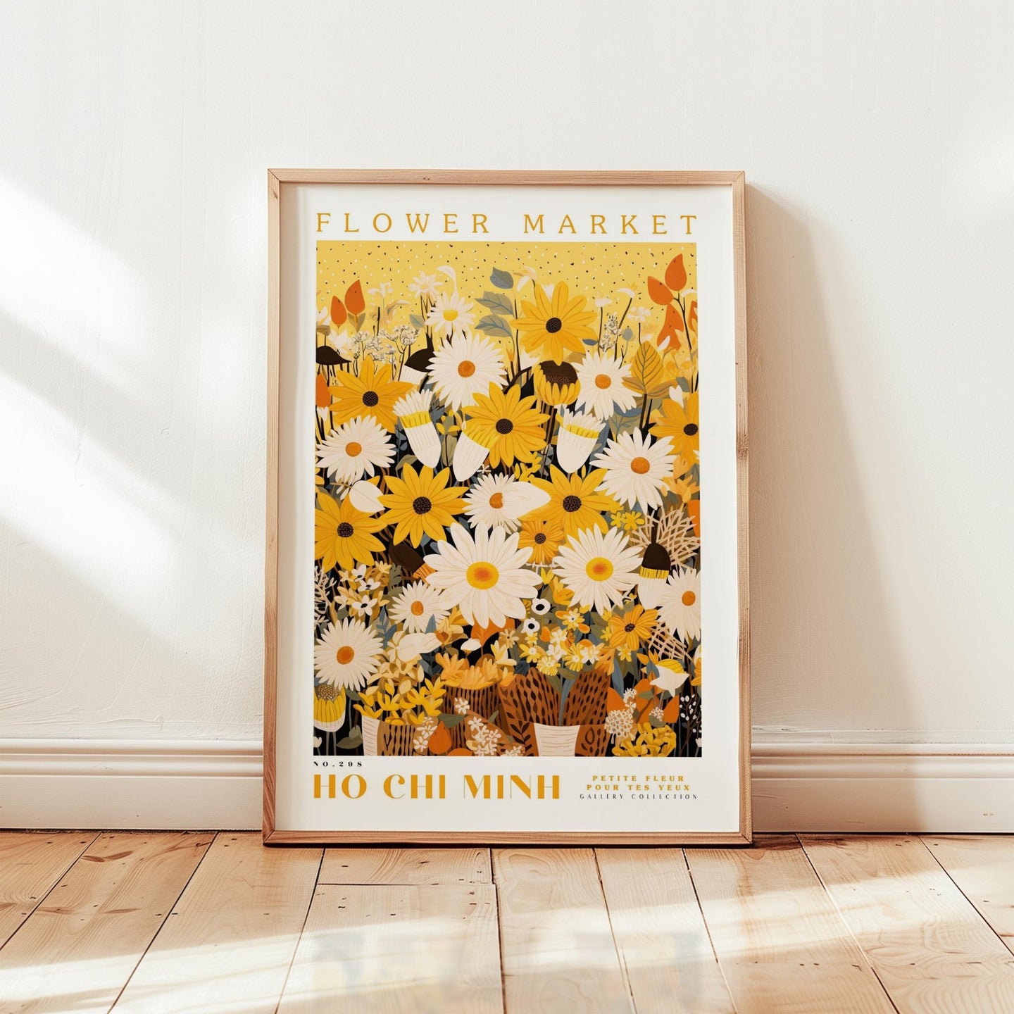 Ho Chi Minh Flower Market Poster - Poster - Flower Poster