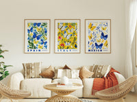 Set of 3 posters (50x70cm) - Butterflies - Posters - Enchanted Sights