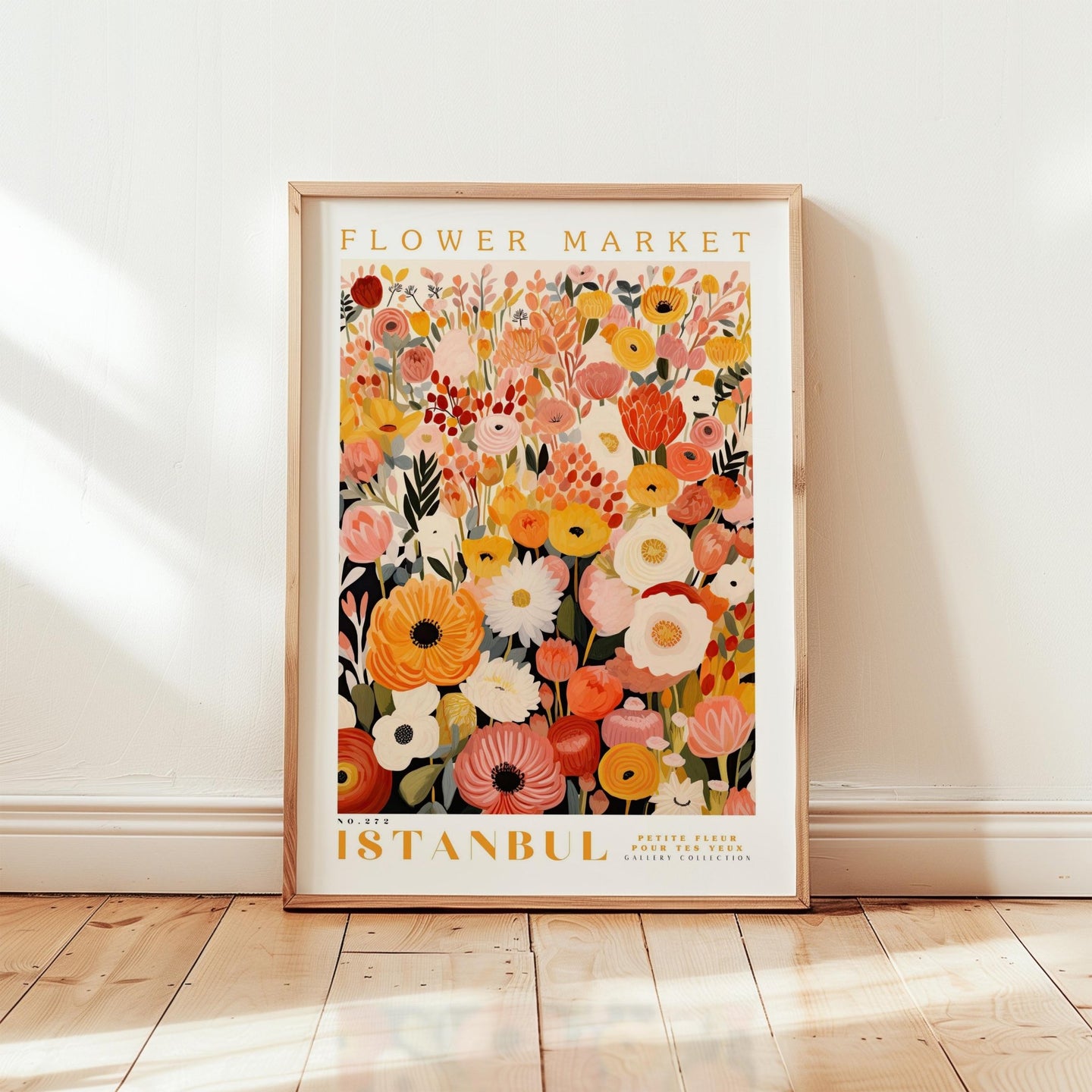 Istanbul Flower Market Poster - Poster - Flower Poster