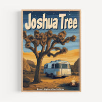 Joshua Tree Retro National Park Poster - Poster - Enchanted Sights