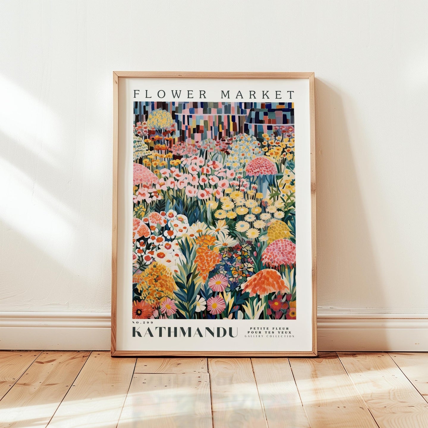 Kathmandu Flower Market Poster - Poster - Flower Poster