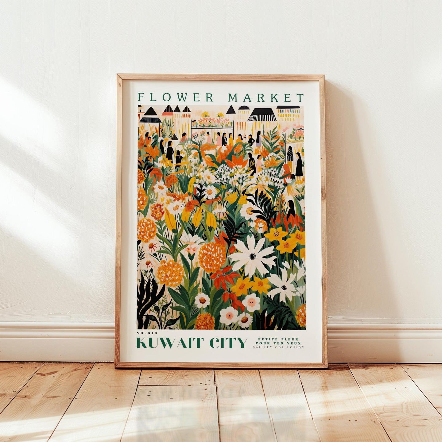 Kuwait City Flower Market Poster - Poster - Flower Poster