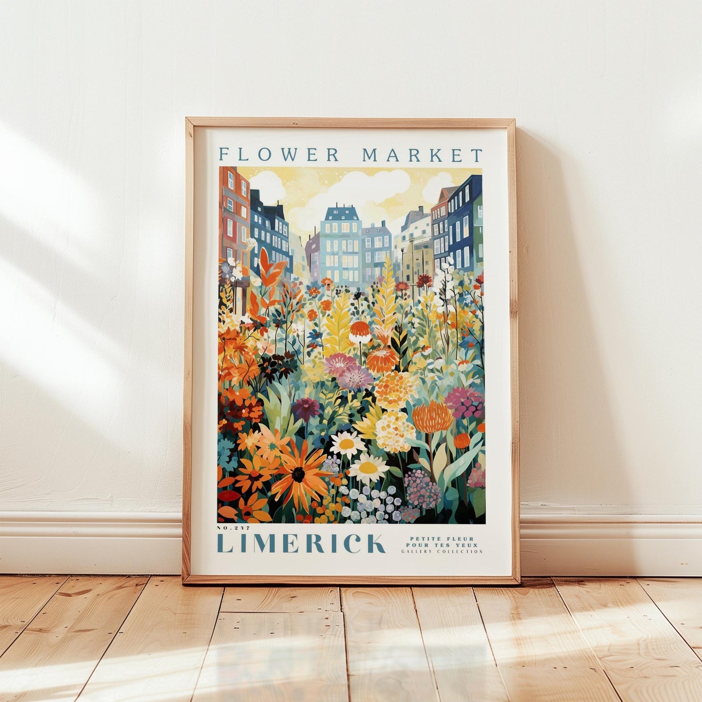 Limerick Flower Market Poster - Poster - Flower Poster