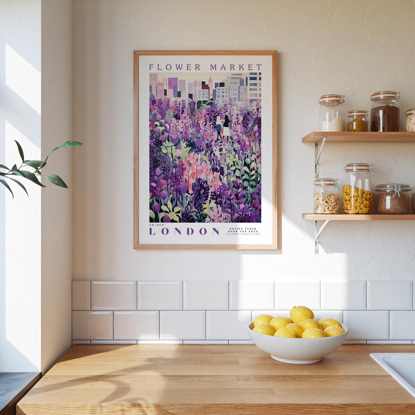 London Flower Market Poster - Poster - Flower Poster