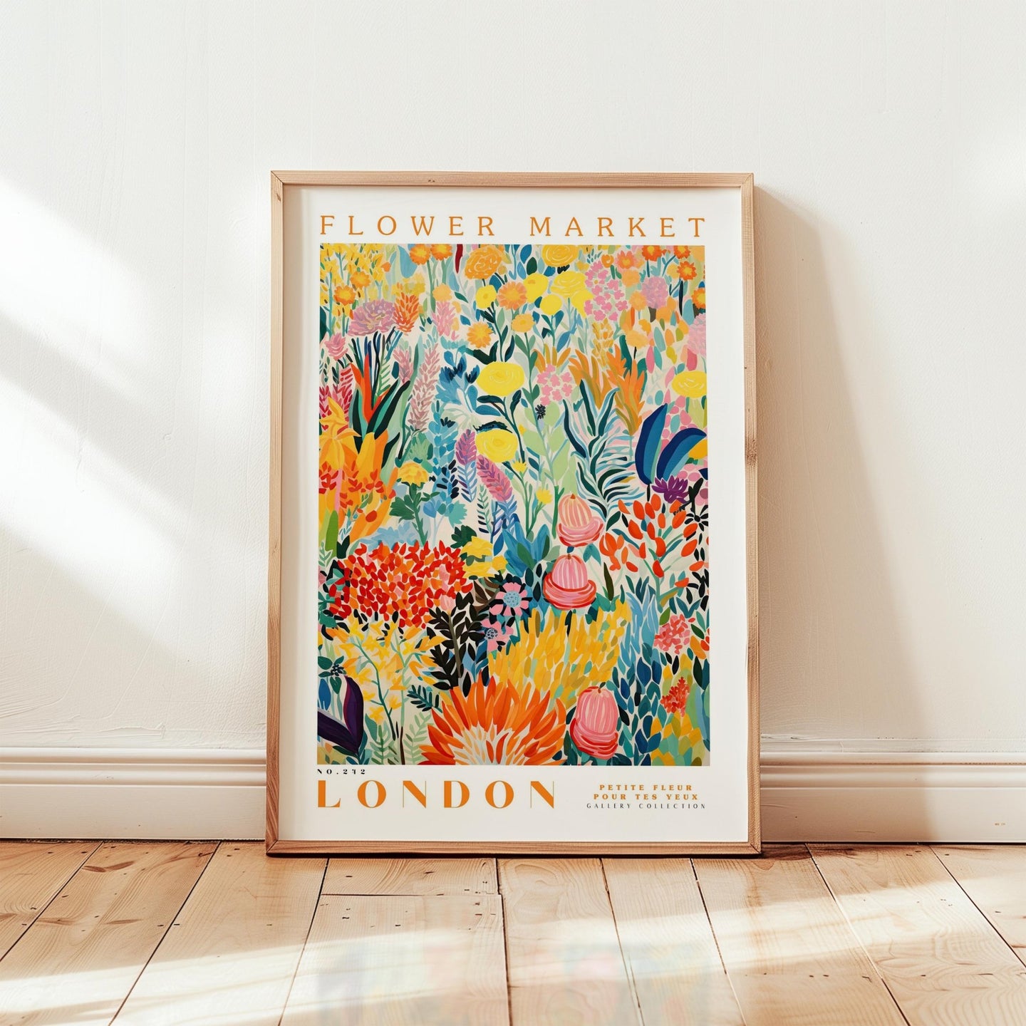 London Flower Market Poster - Poster - Flower Poster