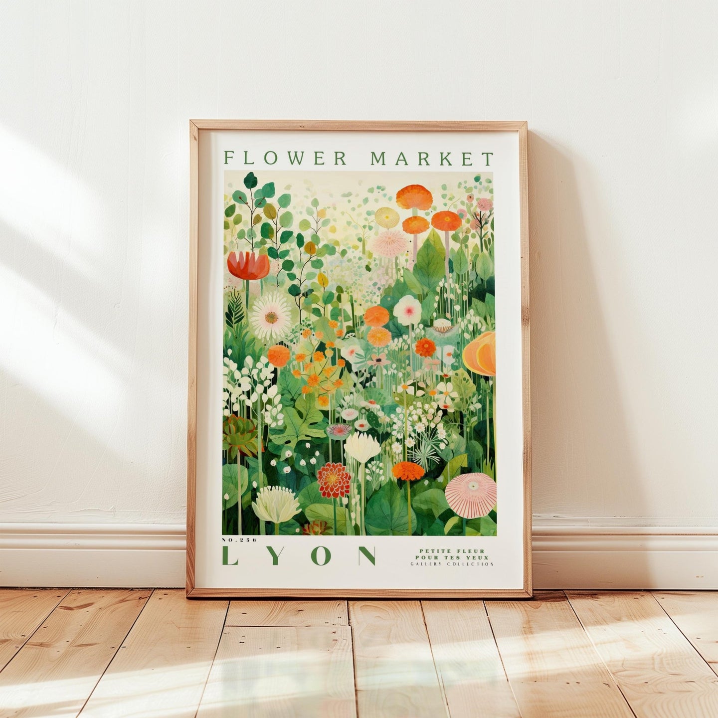 Lyon Flower Market Poster - Poster - Flower Poster