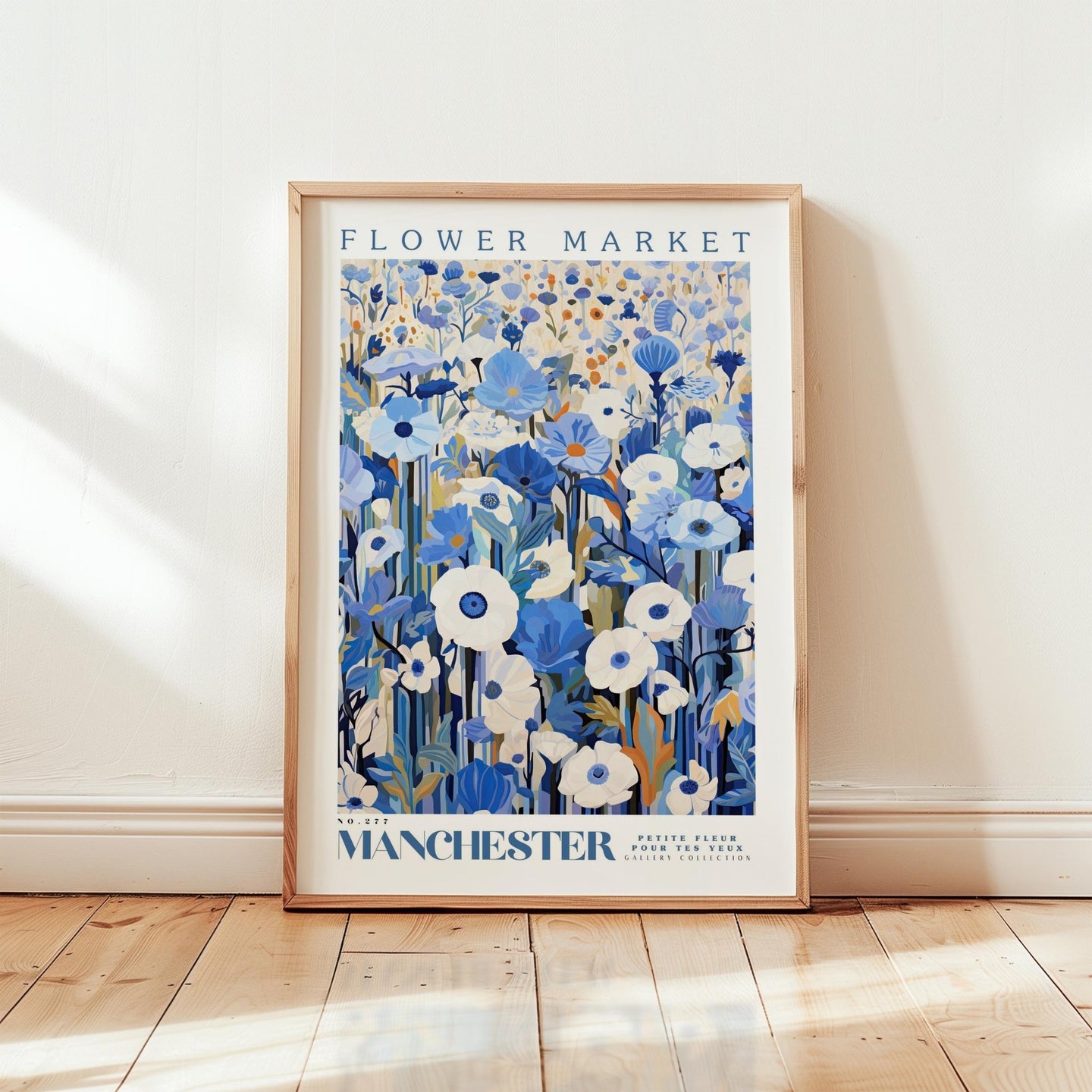 Manchester Flower Market Poster - Poster - Flower Poster
