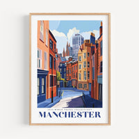 Manchester Travel Poster - Poster - Enchanted Sights