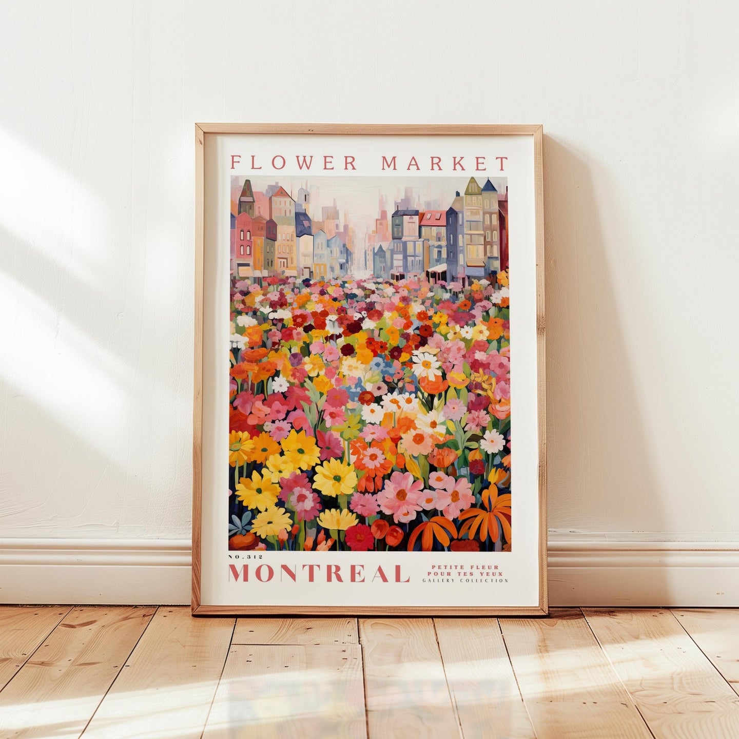 Montreal Flower Market Poster - Poster - Flower Poster