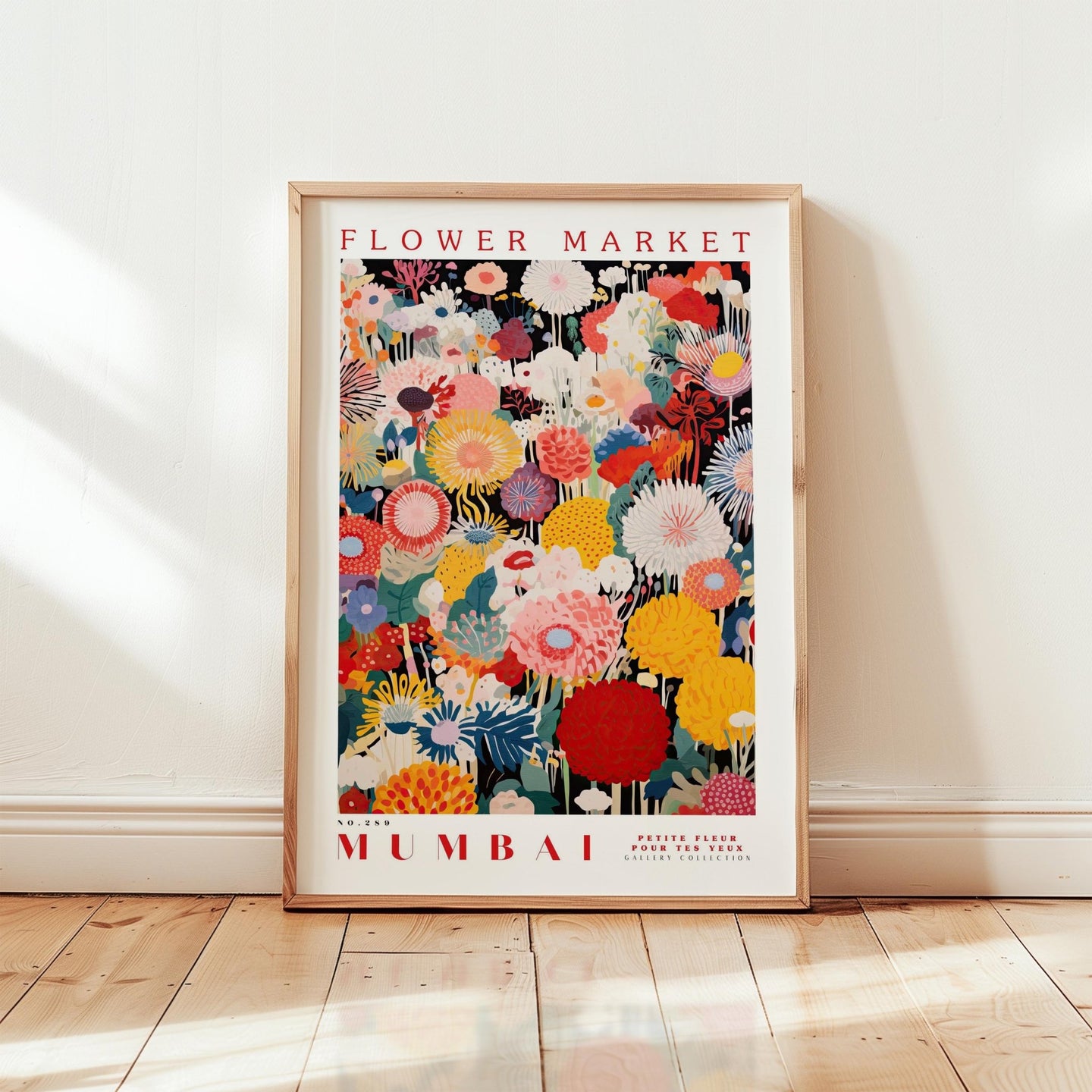 Mumbai Flower Market Poster - Poster - Flower Poster