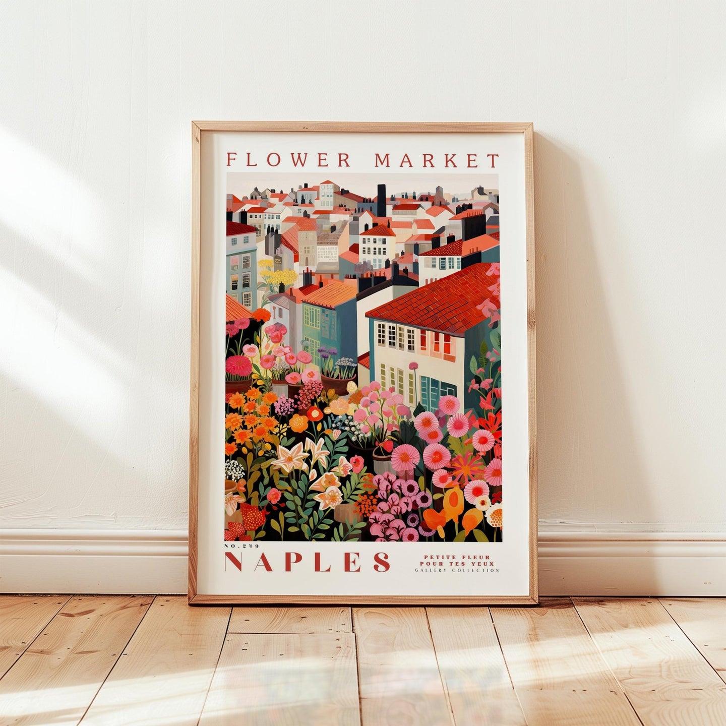 Naples Flower Market Poster - Poster - Flower Poster