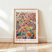 Oslo Flower Market Poster - Posters - Flower Poster