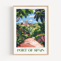 Port of Spain Travel Poster - Poster - Enchanted Sights
