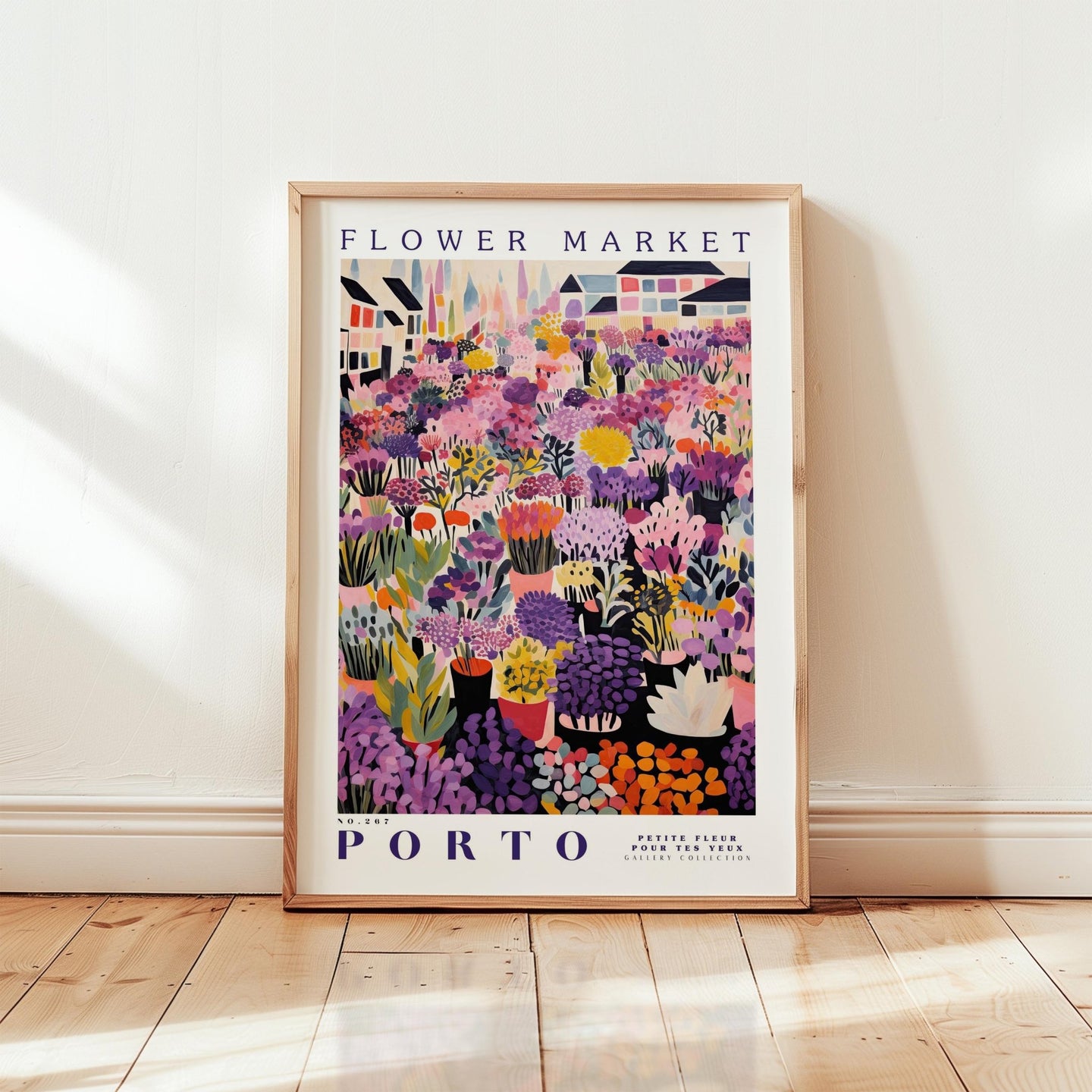 Porto Flower Market Poster - Poster - Flower Poster