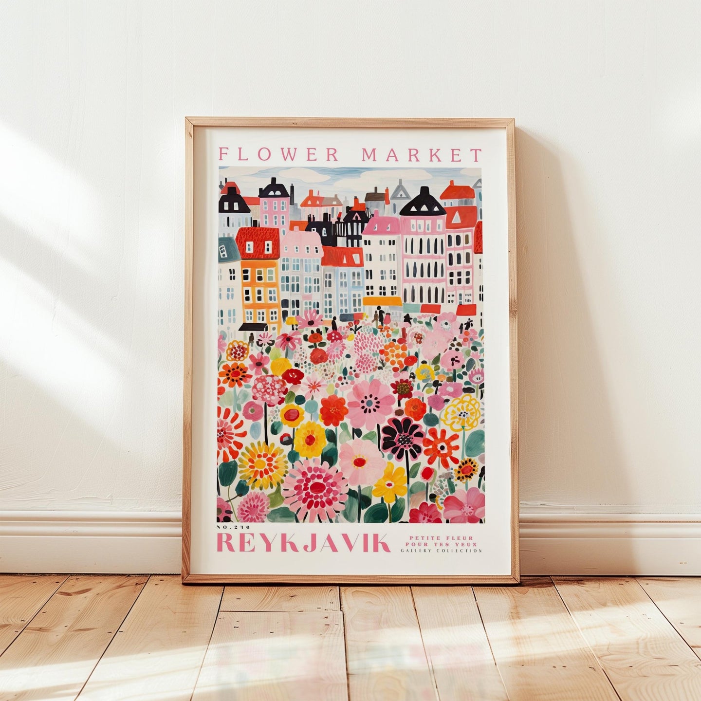 Reykjavik Flower Market Poster - Poster - Flower Poster