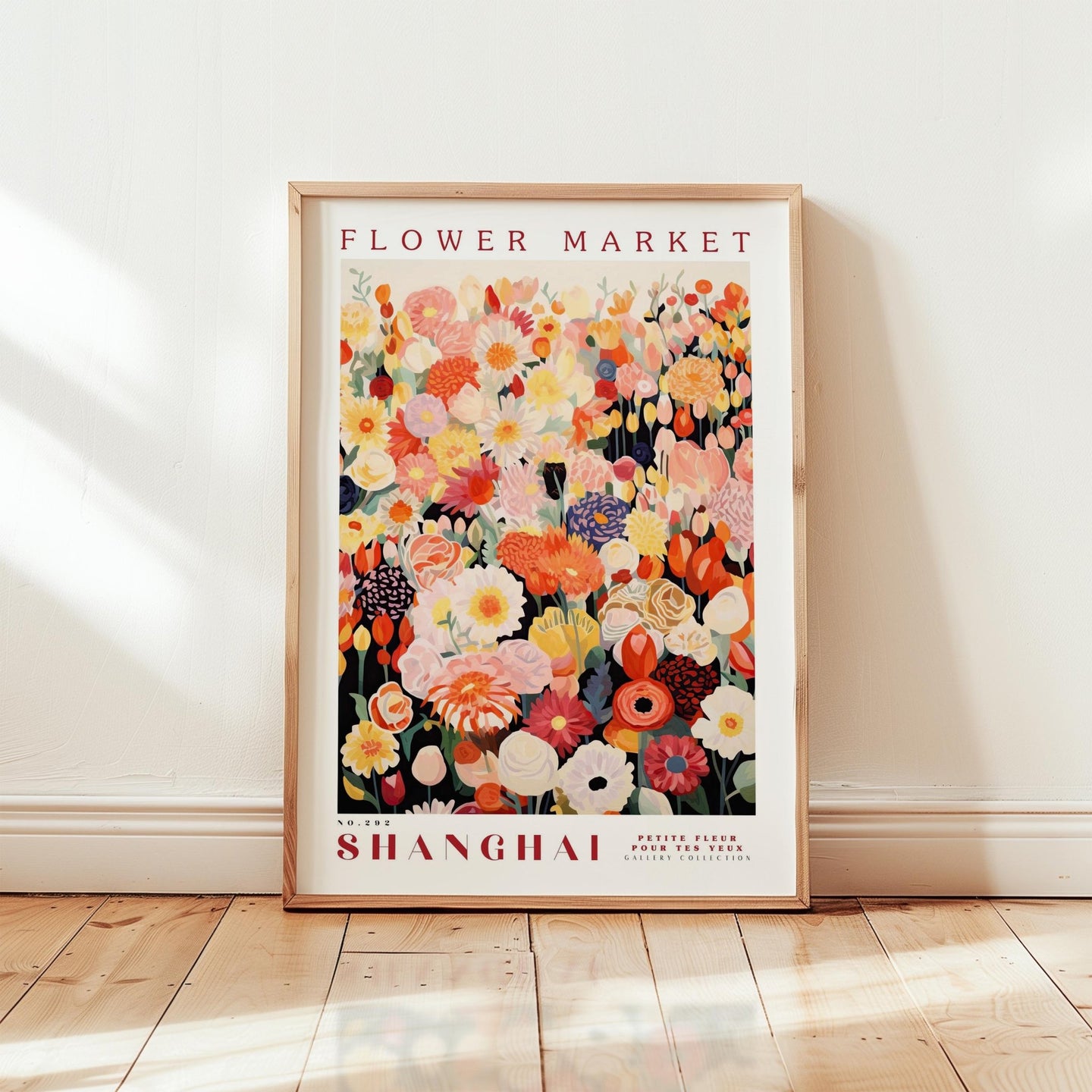 Shanghai Flower Market Poster - Poster - Flower Poster