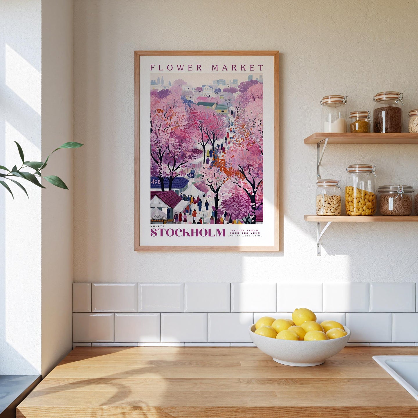 Stockholm Flower Market Poster - Poster - Flower Poster