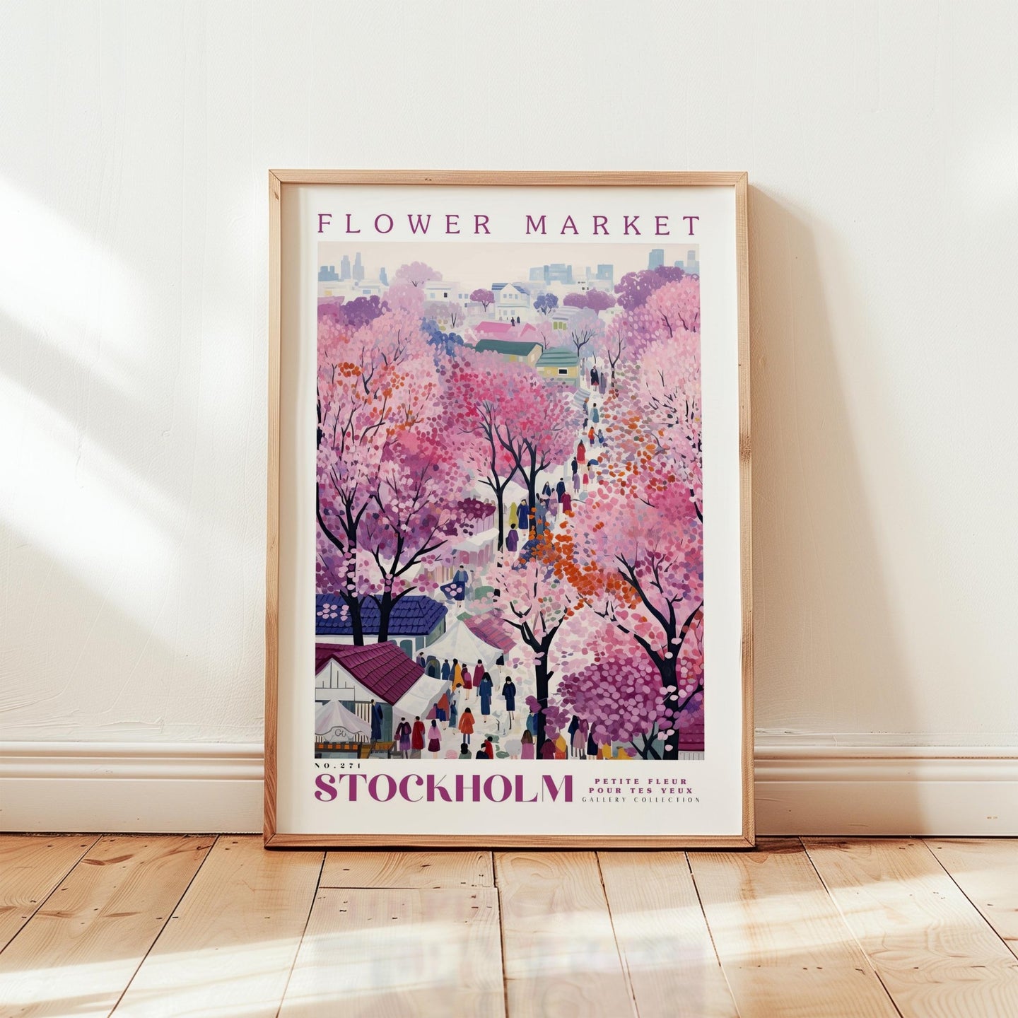 Stockholm Flower Market Poster - Poster - Flower Poster