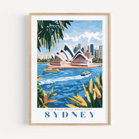 Sydney Travel Poster - Poster - Enchanted Sights