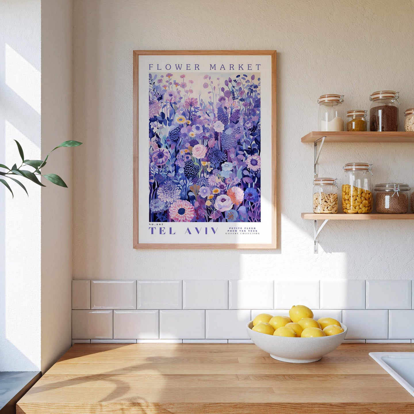 Tel Aviv Flower Market Poster - Poster - Flower Poster