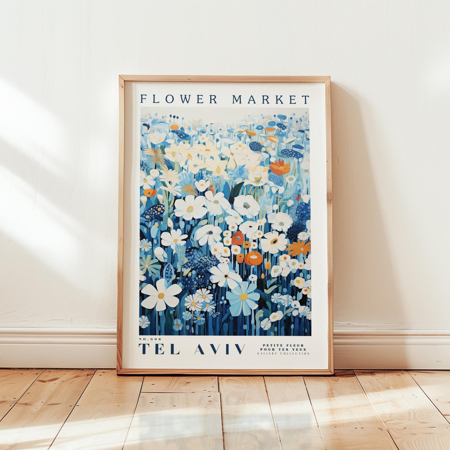 Tel Aviv Flower Market Poster - Poster - Flower Poster