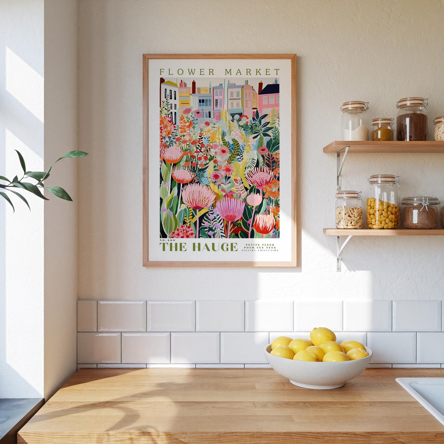 The Hauge Flower Market Poster - Poster - Flower Poster