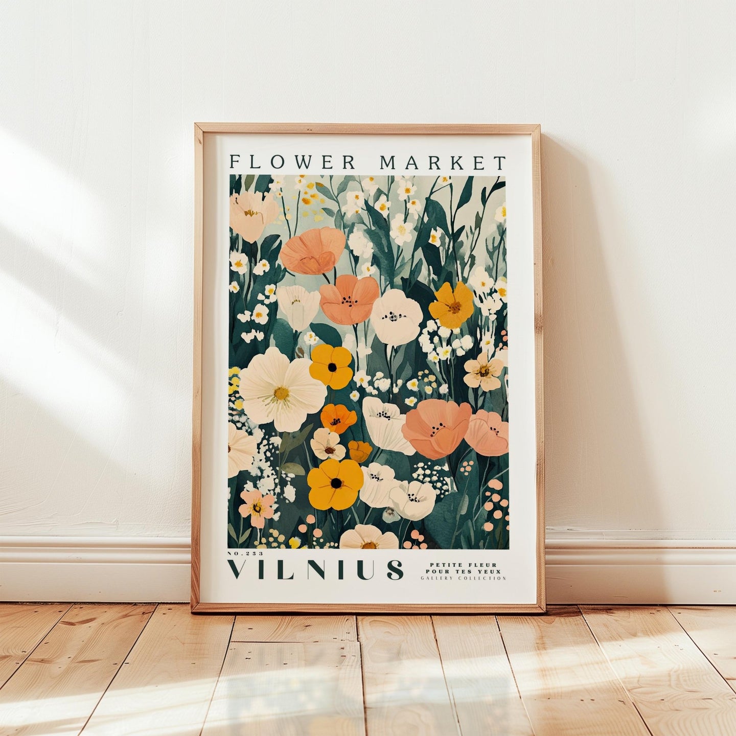 Vilnius Flower Market Poster - Poster - Flower Poster