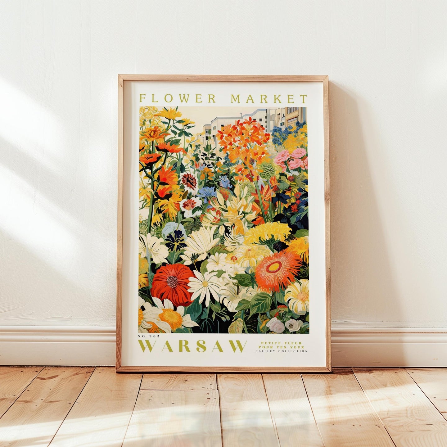 Warsaw Flower Market Poster - Poster - Flower Poster