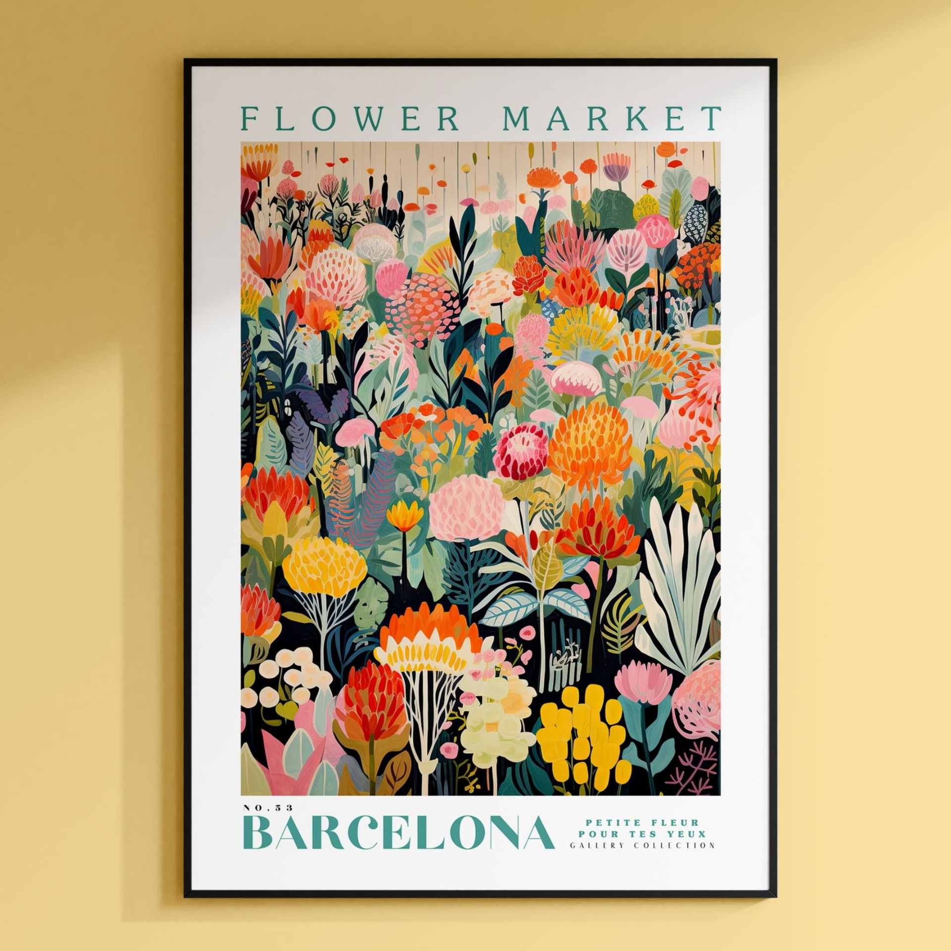 Flower Market Posters
