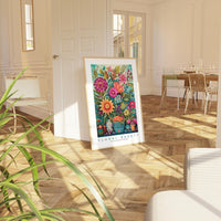 a picture of a painting on a wall in a room